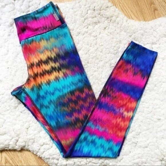 kos usa Pants - KOS USA: Womens Multi-Colored Zig Zag Skinny Leggings M